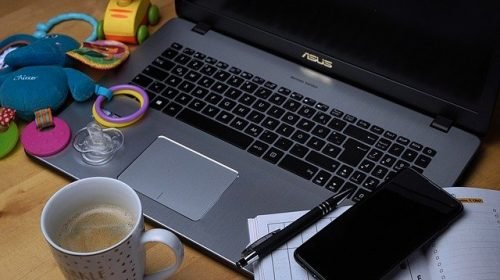 working from home with kids